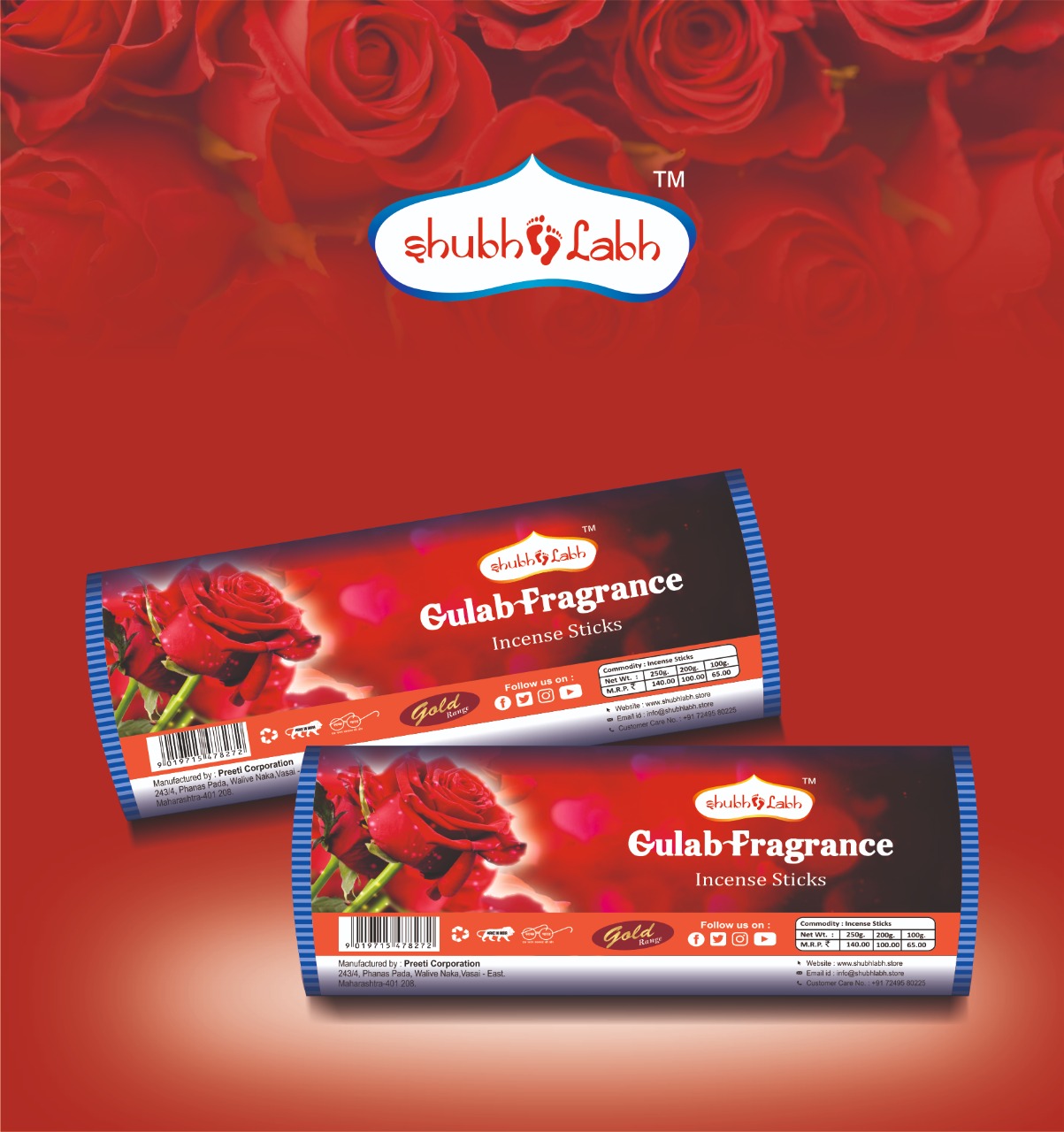 rose incense sticks expoter